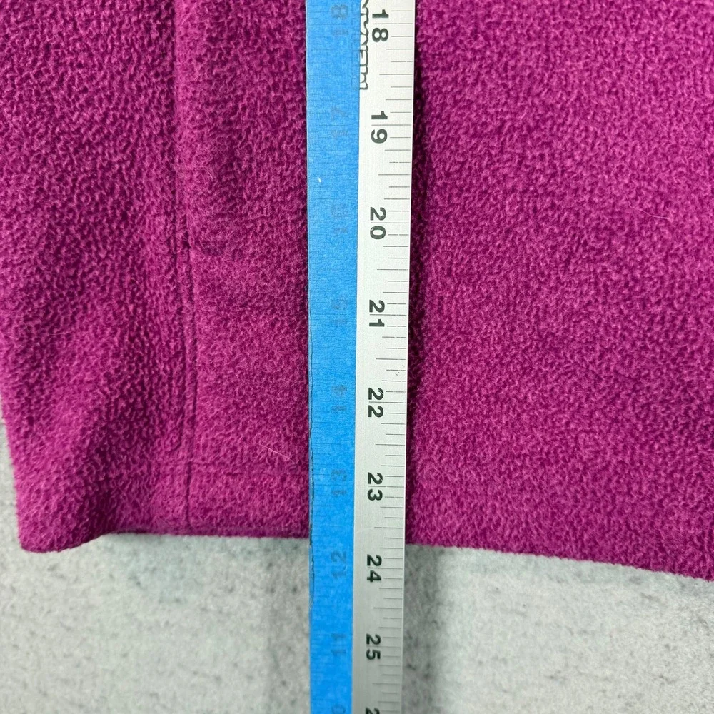 The North Face Fleece Pullover Kids L 14/16 Denali Magenta Black Quarter-Zip